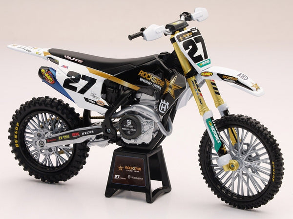 1:12 SCALE ROCKSTAR HUSQVARNA TEAM FC450 MALCOLM STEWART #27 | 58403