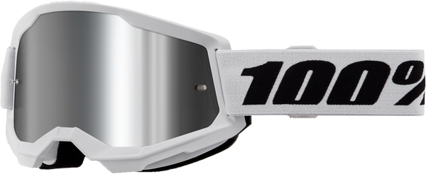 STRATA 2 GOGGLE WHITE MIRROR SILVER LENS