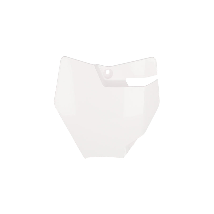 FRONT NUMBER PLATE WHITE GAS/KTM
