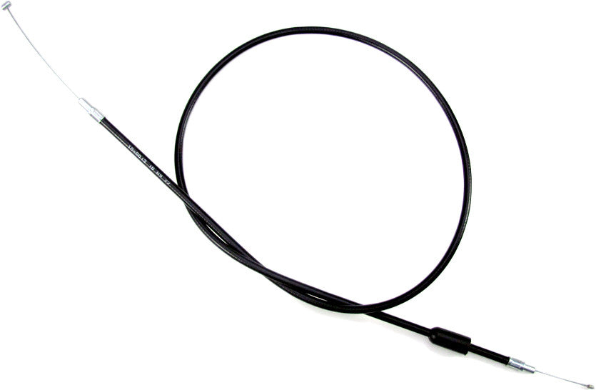 BLACK VINYL THROTTLE CABLE PUSH-PULL SET