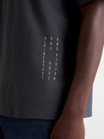 CHALK OVERSIZED SS CSF TEE CHARCOAL