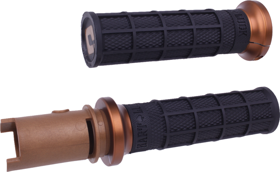 LOCK-ON HART-LUCK FULL-WAFFLE BLACK/BRONZE CVO `23-24 | V31HTC-BZ-Z