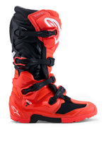 TECH 7 ENDURO BOOTS RED FLUO/BLK 11