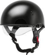 HH-65 HALF HELMET NAKED BLACK 2X