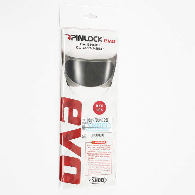 CJ-2/SP PINLOCK EVO LENS CLR
