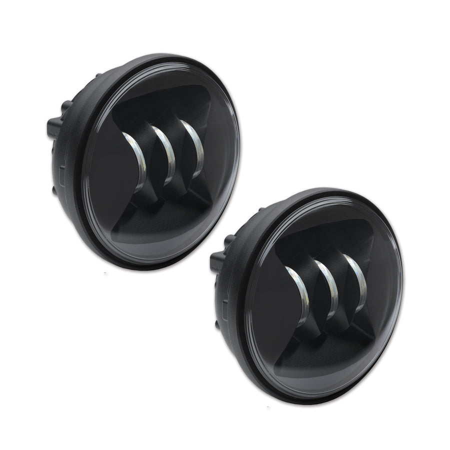 6045 LED FOG LAMP KIT 4.5" BLK BEZEL DUAL | 0551583