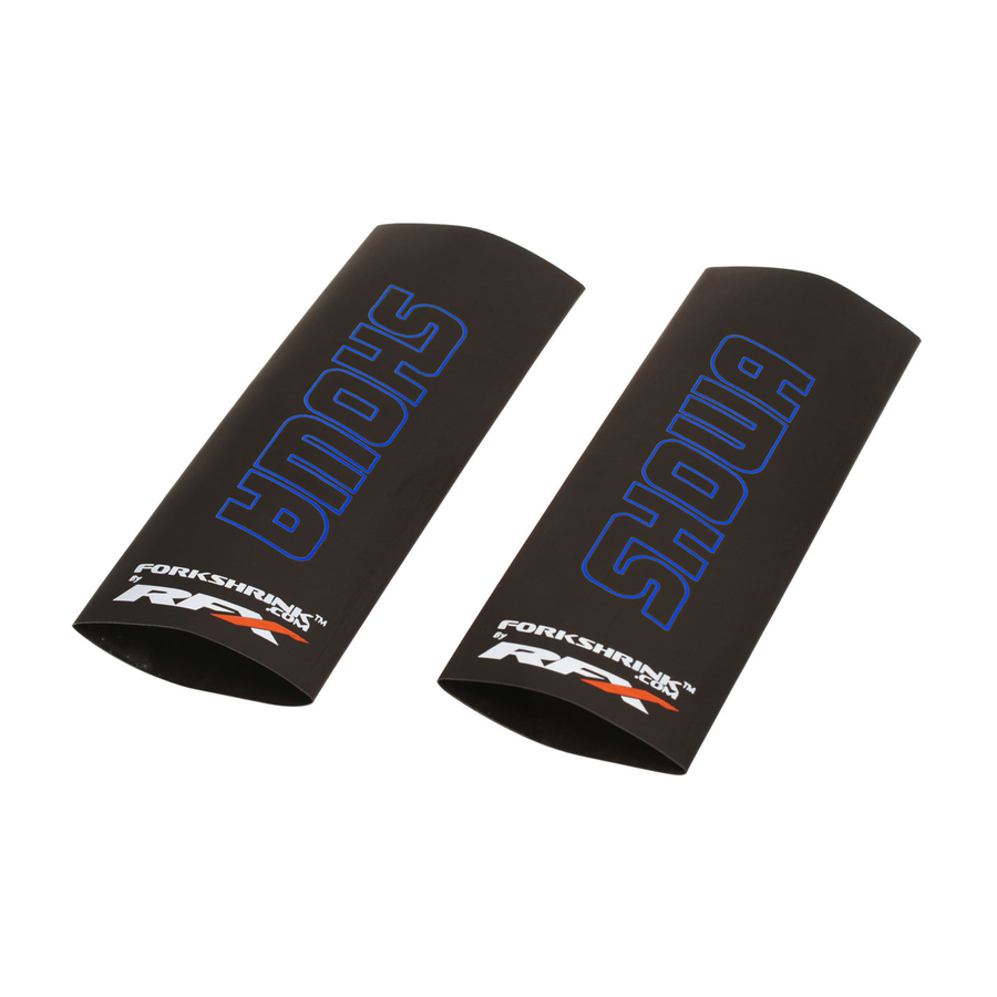 UPPER FORK GUARD BLUE SHOWA