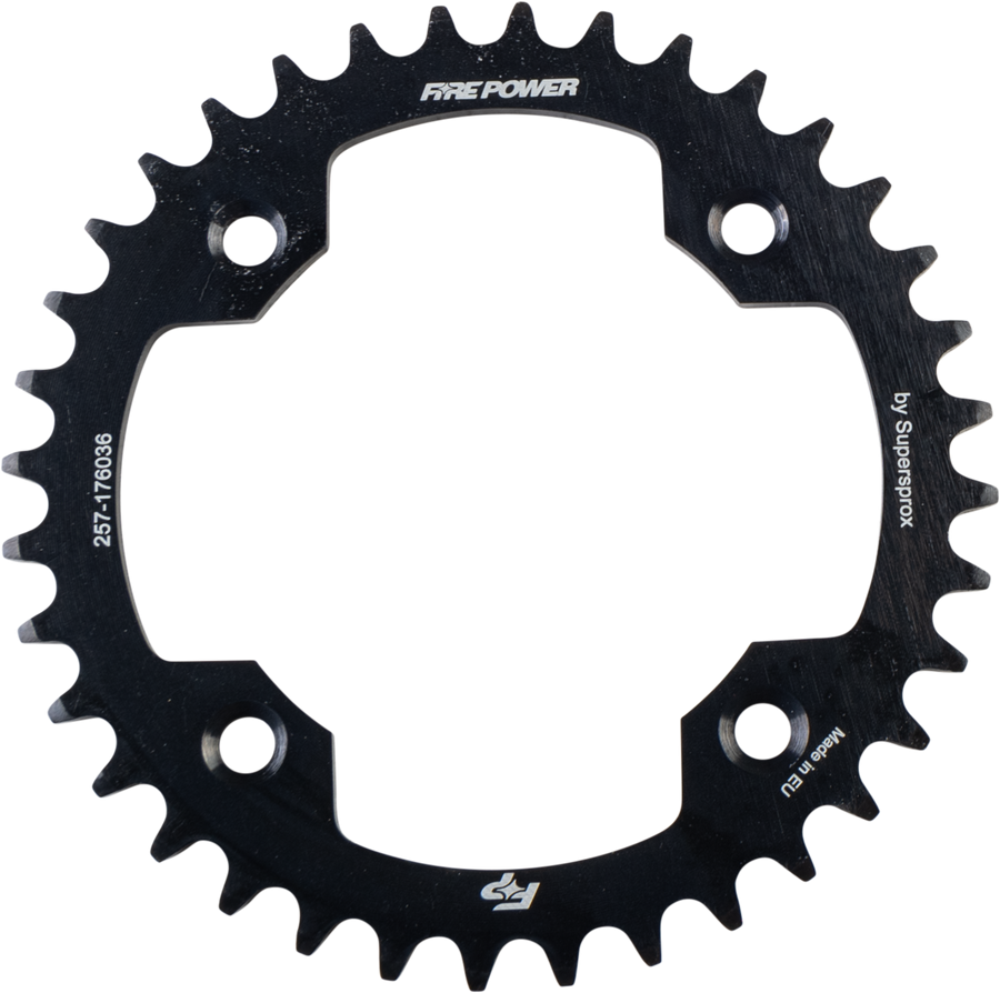 REAR SPROCKET STEEL 36T BLK
