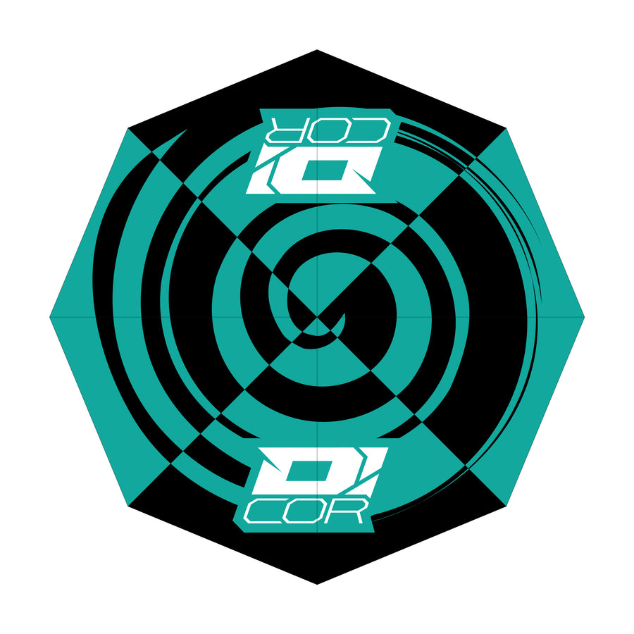 D'COR UMBRELLA TEAL/BLACK | 81-107-1