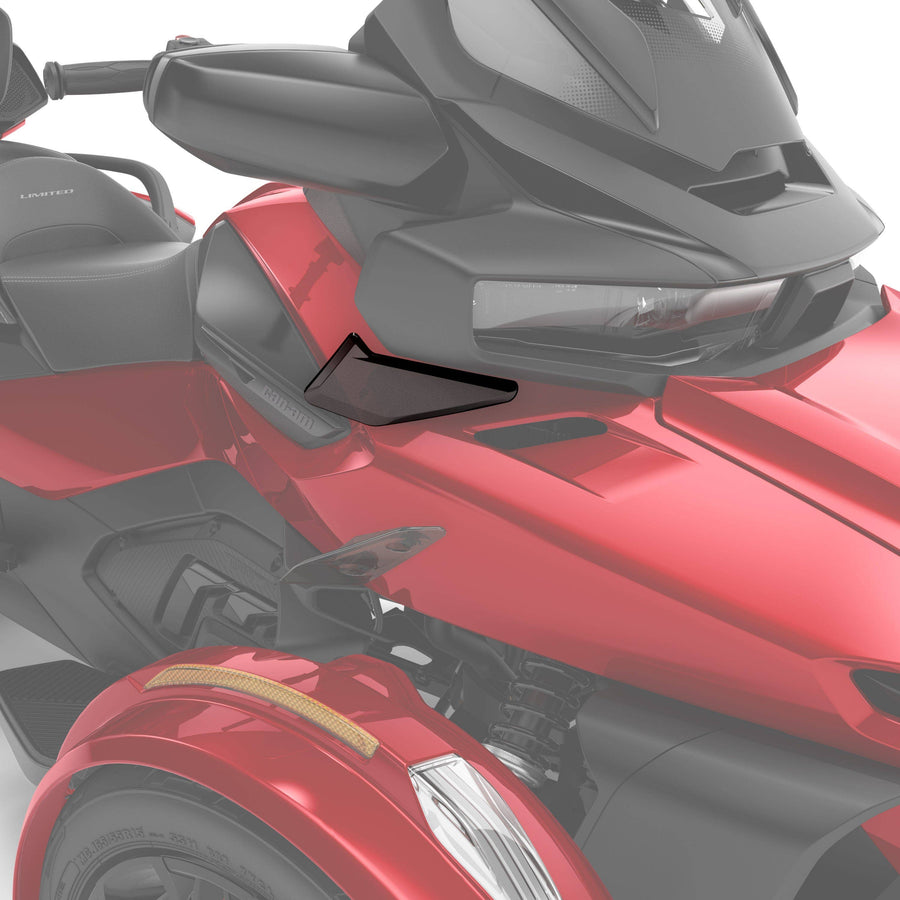 Can-Am On-Road Adjustable side wind deflectors - Upper Can-Am Spyder