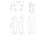 Can-Am On-Road Fixed Riser - 6 in. (155 mm) Can-Am Canyon
