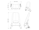 Can-Am On-Road LinQ Adjustable Windshield  Can-Am Origin