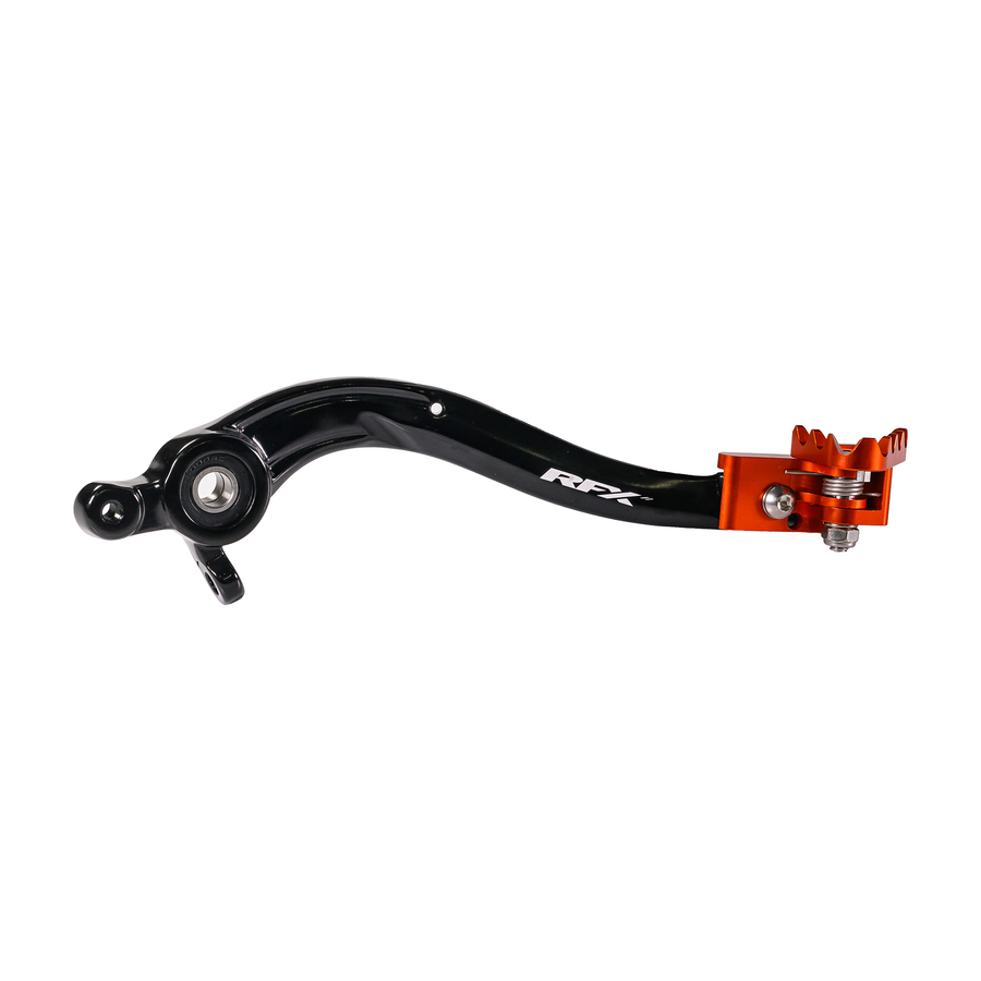 REAR BRAKE PEDAL ORANGE FOLDING-TIP KTM | FXRB 50600 99OR