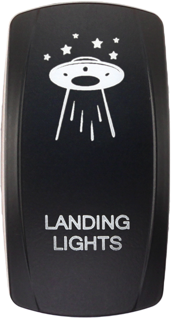 DASH SWITCH ROCKER FACE LANDING LIGHTS | SW00-00140044