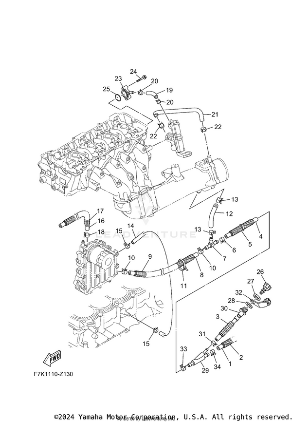 HOSE 6 | 6S5-12589-01-00