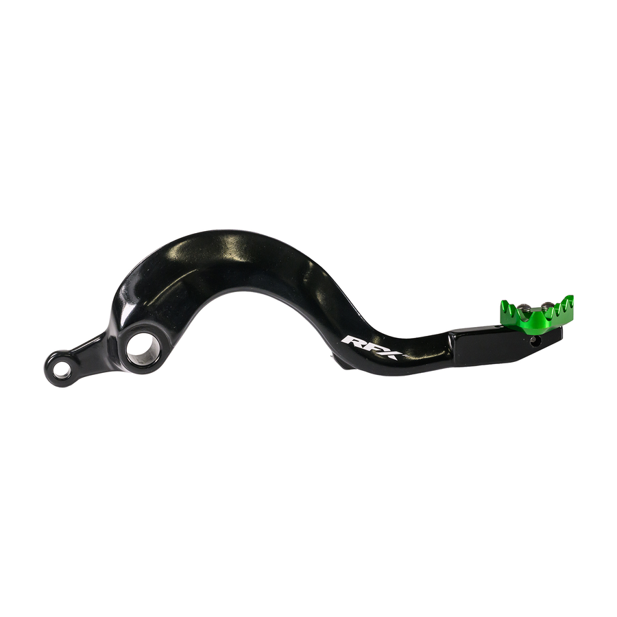 REAR BRAKE PEDAL GREEN SOLID-TIP KAW | FXRB 20501 99GN