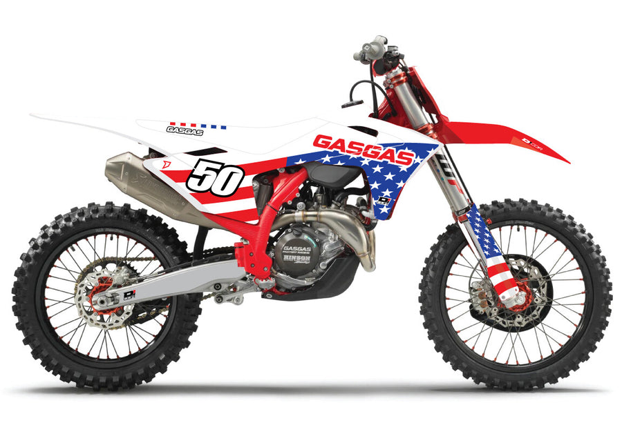 COMP KIT USA 25 GASGAS MC 125-450 WHT BG | 20-65-150