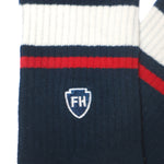VENICE SOCK RD WHT BLU