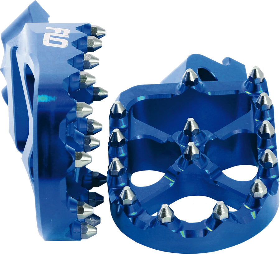 PRO SERIES FOOT PEGS BLUE YAM