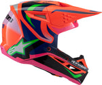 SM3 YOUTH DEEGAN HELMET ORNG FLO/PRPL/PNK FLUO YS | 8301425-433-YS