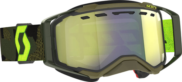 PROSPECT SNWCRSS GOGGLE KAKI GRN/NEON YLW ENHCR CHRM | 272846-7701335