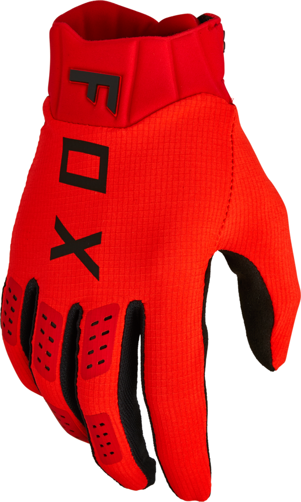 FOX RACING FLEXAIR GLOVE FLO RED