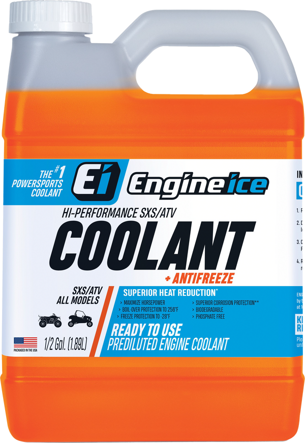 HI-PERF SXS/ATV COOLANT 1/2 GAL (4/CASE  SOLD EA) | 12556 1/2 GAL