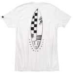 805 QUIVER SS TEE WHITE