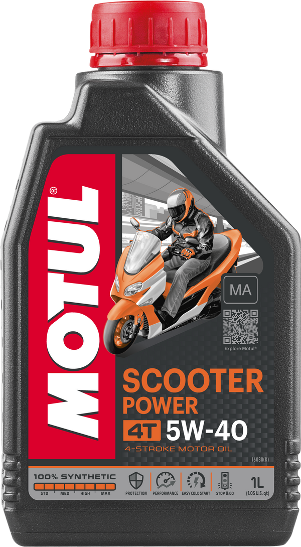 SCOOTER SYNTHETIC OIL 4T 5W40 1L | 105958
