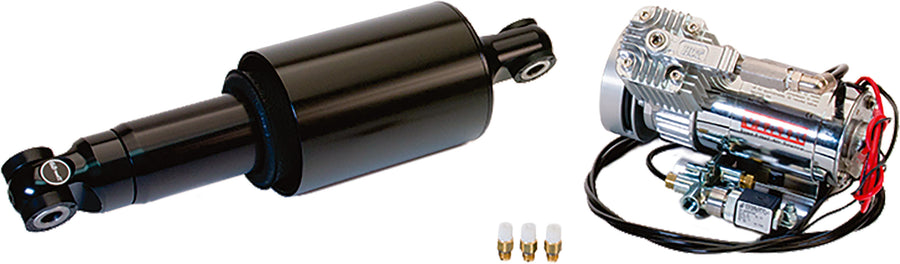 AIR SHOCKS ULTIMATE RIDE BLK M8 SOFTAIL | MC-3585