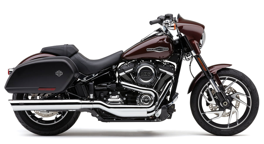 909-TWINS 4" SLIP-ONS CHROME FLSB 18-25
