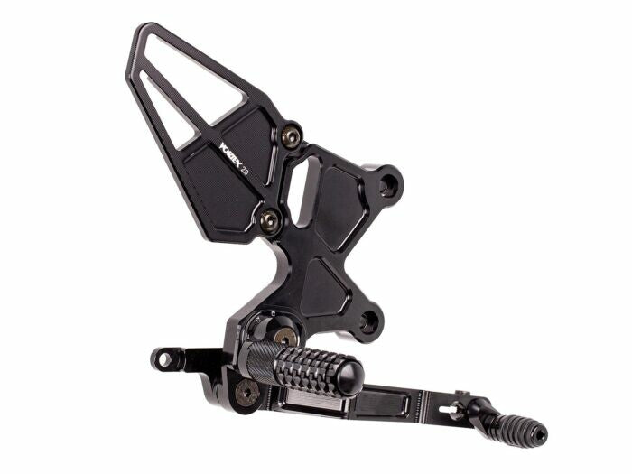 REAR SET COMPLETE BLK KAW