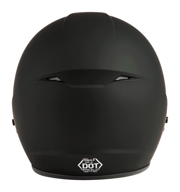 OF-2 OPEN-FACE HELMET MATTE BLACK MD