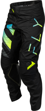 KINETIC VOLT PANTS BLACK/GREY/TEAL/YELLOW SZ 40