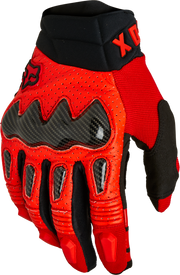 FOX RACING BOMBER GLOVE FLO RED