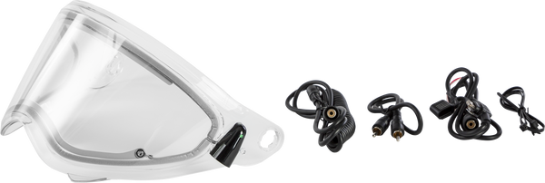 TREKKER HELMET ELECTRIC SHIELD CLEAR W/CORD KIT | F73-88550