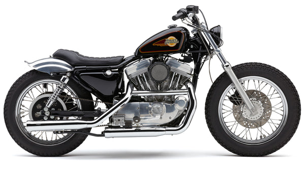3" NH SERIES SLIP-ONS CHROME SPORTSTERS 91-03 | 6036