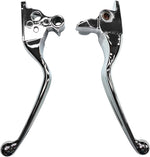 SMOOTH LEVER SET CHROME FLT 08-13 W/CABLE CLUTCH | 053814