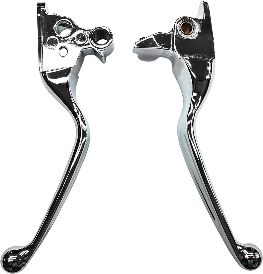 SMOOTH LEVER SET CHROME FLT 08-13 W/CABLE CLUTCH | 053814
