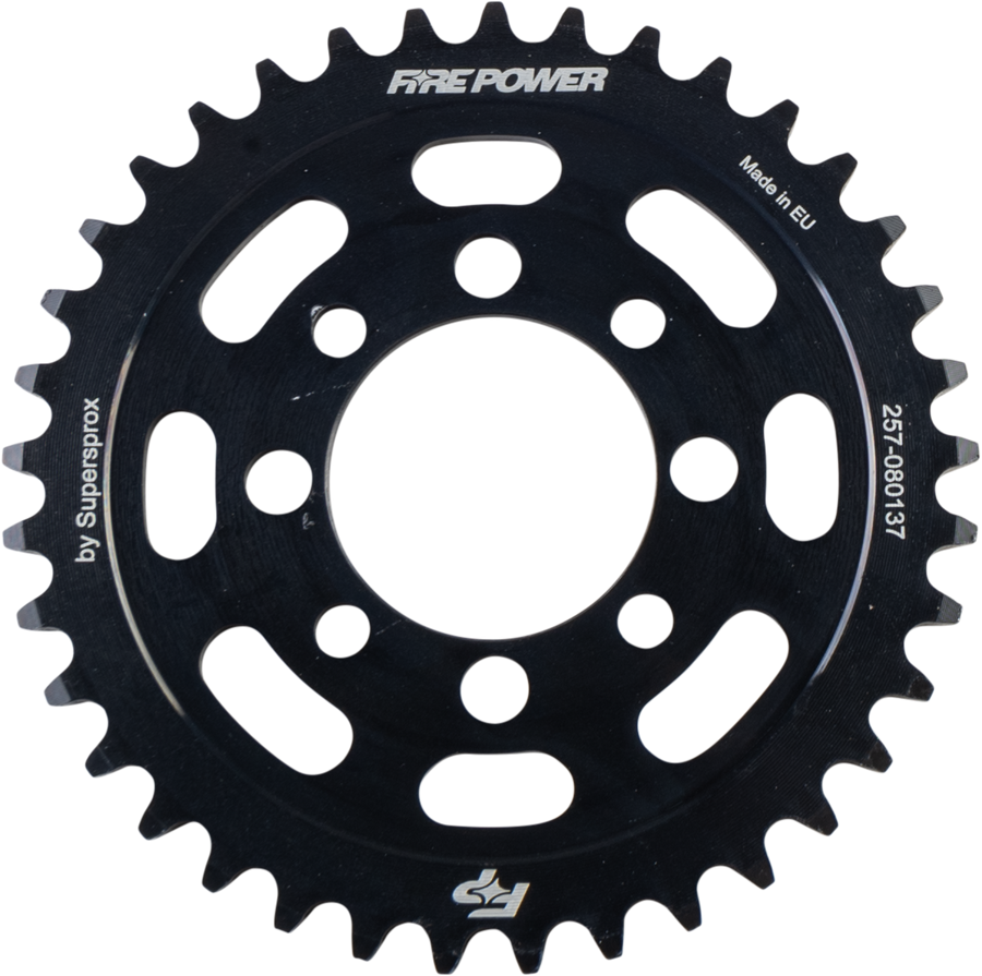 REAR SPROCKET STEEL 37T BLK