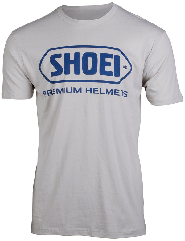 SHOEI CORP LOGO TEE GY/BL