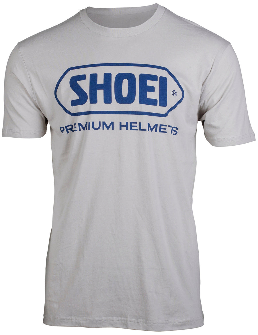 SHOEI CORP LOGO TEE GY/BL