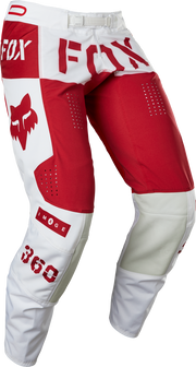 FOX RACING 360 NOBYL PANT RD/WHT