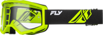 FOCUS GOGGLE BLACK/HI-VIS W/ CLEAR LENS