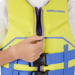 Sea-Doo Unisex Junior Freedom PFD/Life Jacket (55-88 lbs) - Hi-Vis Yellow