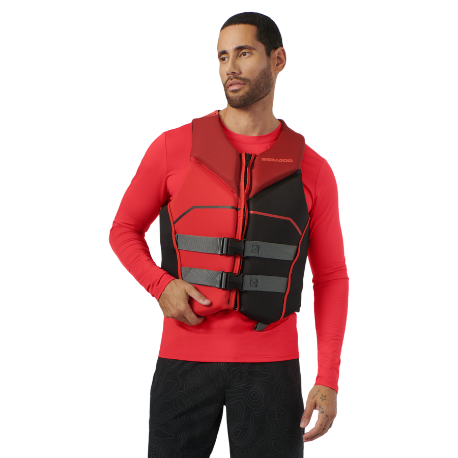 Sea-Doo Unisex Freedom PFD/Life Jacket - Lava Red