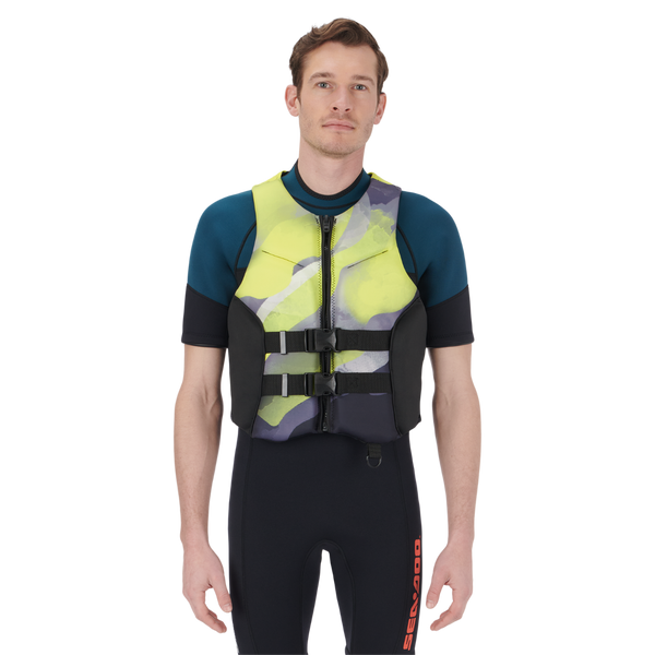 Sea-Doo Unisex Airflow Sunset Edition PFD/Life Jacket - Hi-Vis Yellow