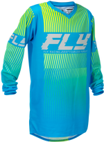 YOUTH F-16 JERSEY BLUE/HI-VIS YL