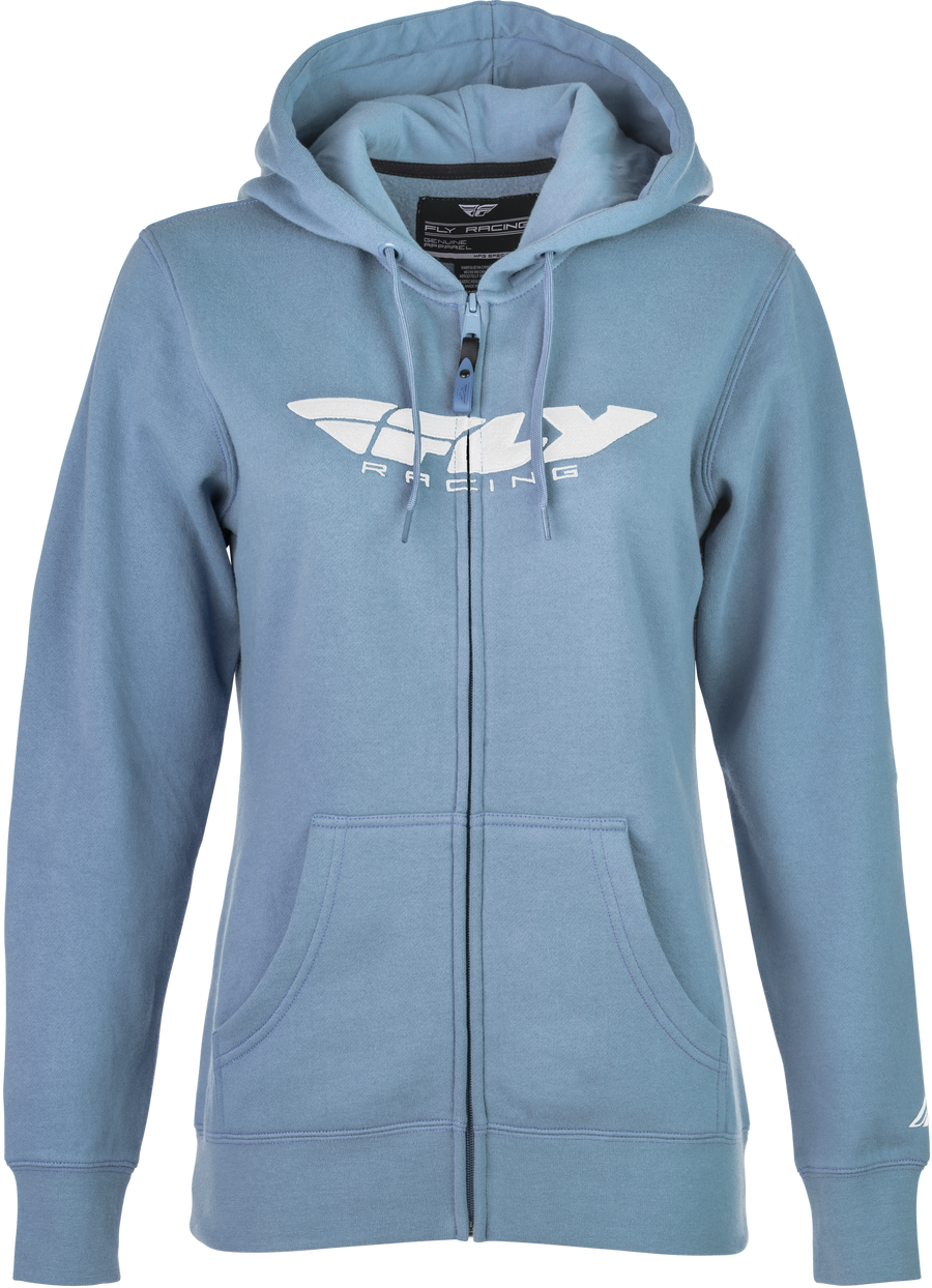 WOMEN'S FLY CORPORATE ZIP UP LIGHT BLUE