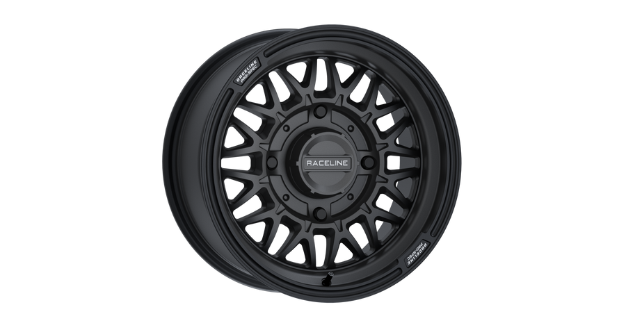RACELINE OMEGA 14X7 4/156 5+2 (+10MM) SATIN BLACK | A13B-47056+10